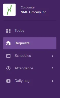 Click the Requests Tab