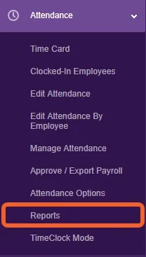 Go to the appropriate “Reports” page. 
