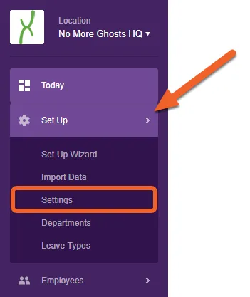 Go to your store’s Settings page