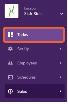 Navigate to your Today page