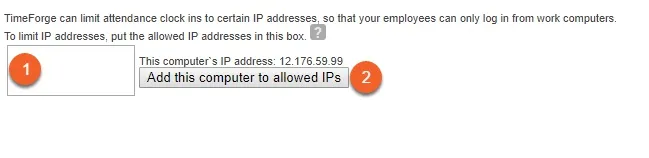 Add your IP address to the list of allowed IP addresses.