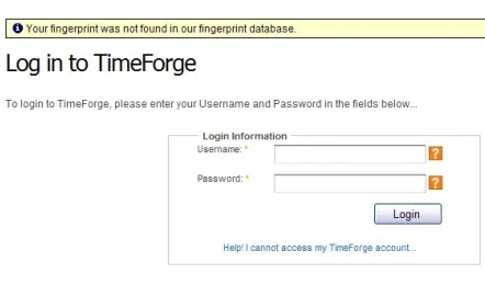 If your fingerprint cannot be found…