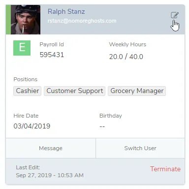 Select an Employee