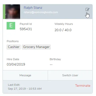 Select the employee with multiple pay rates