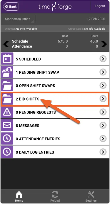Manager App