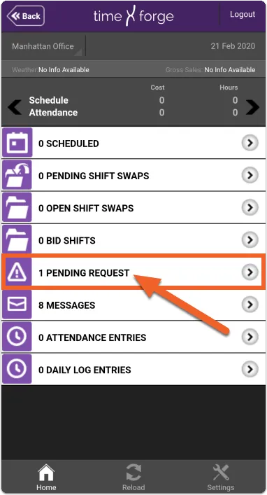 Manager App