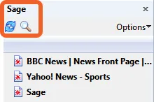 Add the TimeForge data to your RSS reader - Step 1