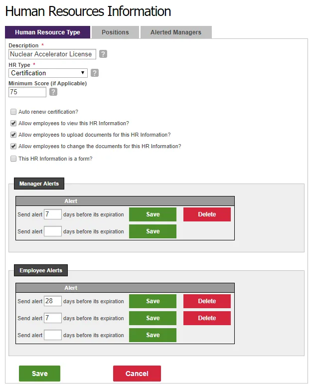 Choose when to send the alerts
