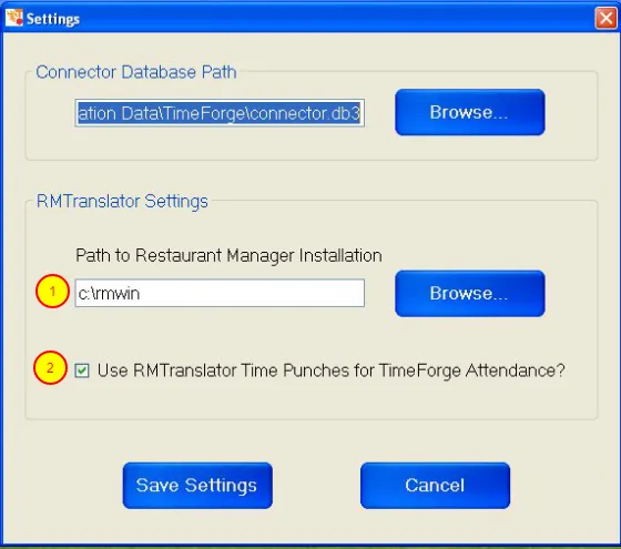Configure the Restaurant Manager POS Integration