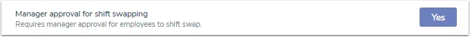 Enable shift swapping among employees