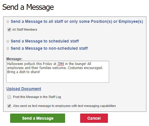 Enter your message