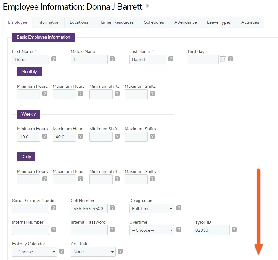 Find the “Administrative User” check box