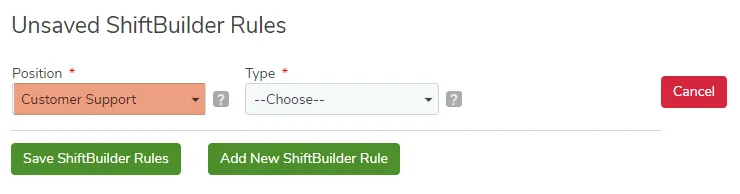 Select a position