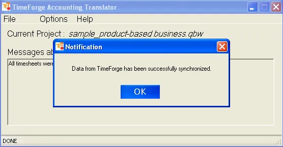 Time Sheet Data Imported Successfully