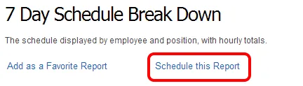 Click on “Schedule this Report.” 