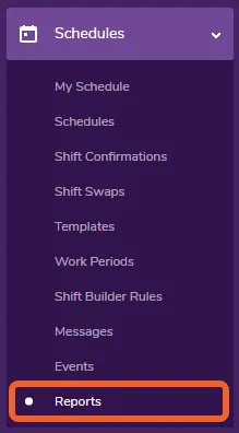 Go to the Reports page