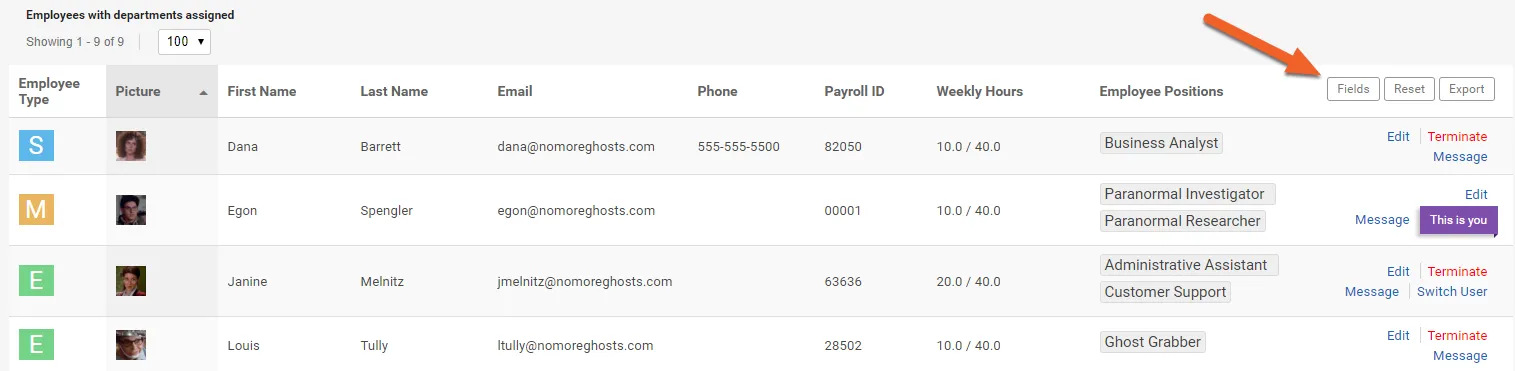 How do I customize my list?