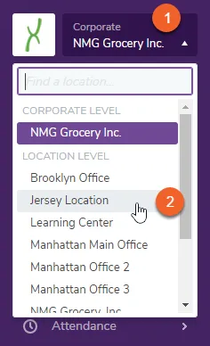 How do I get to the Location Level?