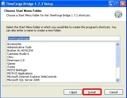 Pick a Start Menu Folder