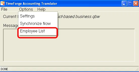 Review the Employee List