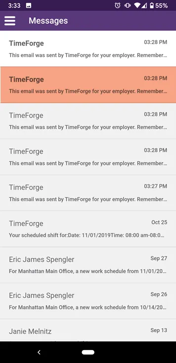 Select a message to view it