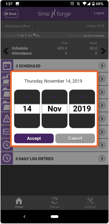 Manager App