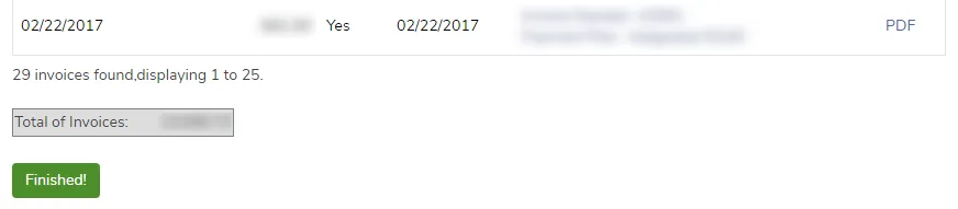 View your invoices