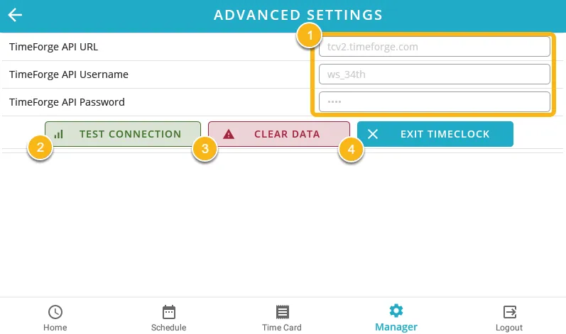 Advanced Settings Continued