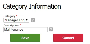 Click the Add A New Category button