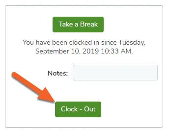 Clock out