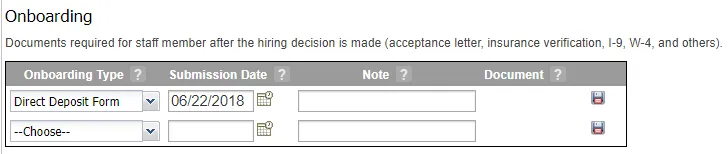 Enter a Submission Date
