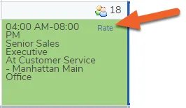 Let your employees know they can now rate/rank their shifts!