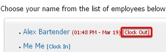 Locate your name on the list of staff members (sorted alphabetically)
