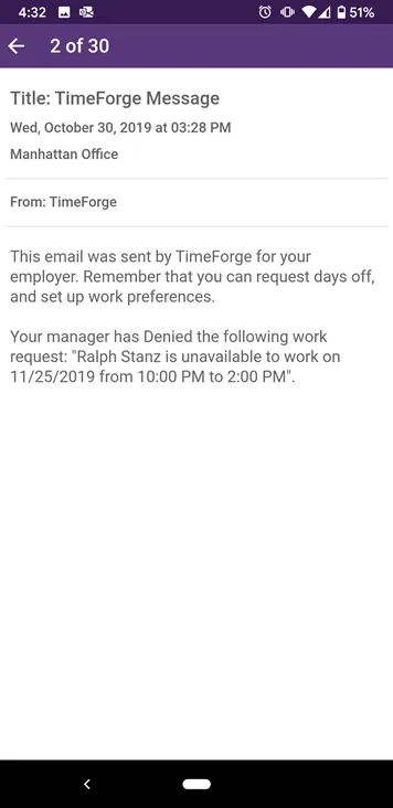 Select a message to view it