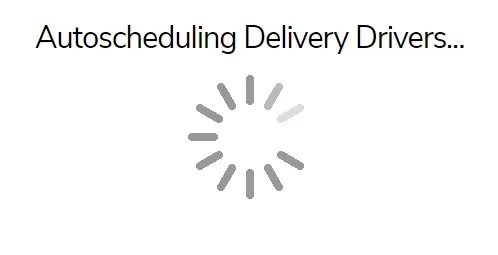 The AutoScheduler loading page.