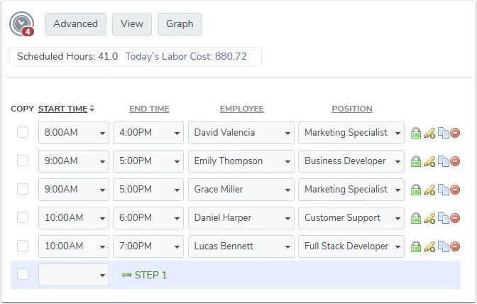 Edit as necessary - your changes will automatically save in real time!