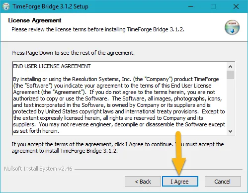 Install the TimeForge ISS45 Connector
