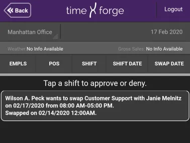 Manager App