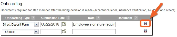 Save your changes and add any necessary attachments
