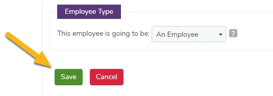 Terminate an employee from their profile