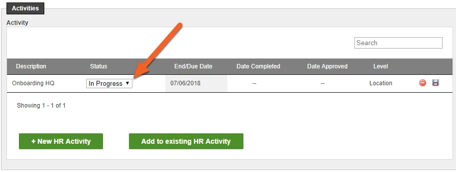 Track the status of this employee