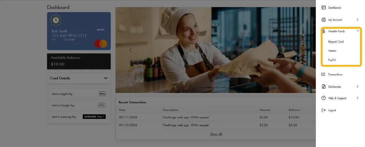 Finish setting up your digital wallet