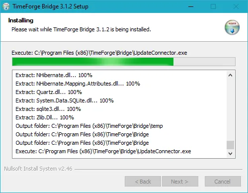 Install the TimeForge ISS45 Connector