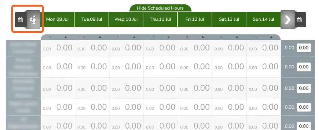 Look for your most recent attendance data
