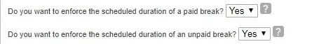 Require break duration minimums