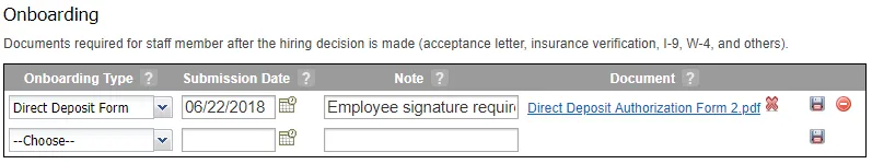 Save your changes and add any necessary attachments