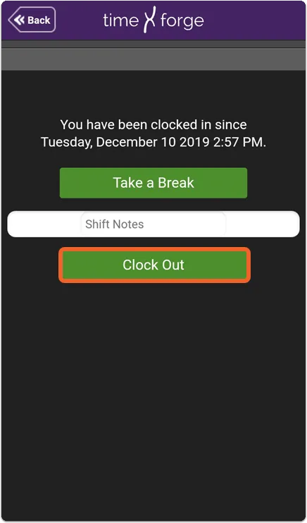 Clock out