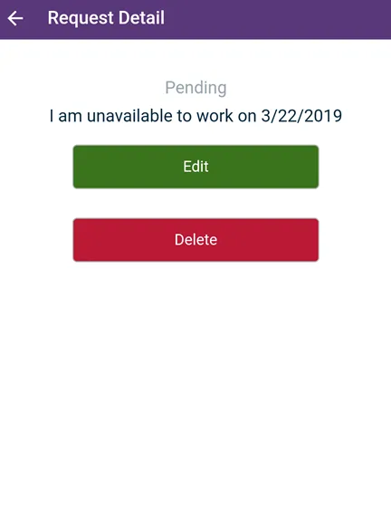 View or edit your existing requests