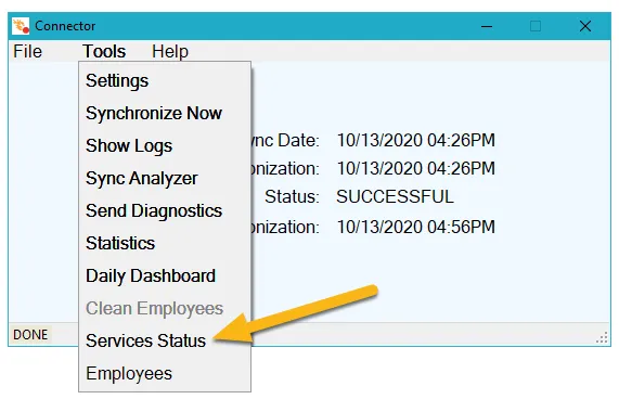 Start and configure the Connector