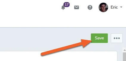 Click Save to save your changes